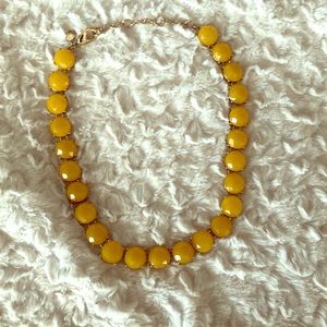 J.Crew Yellow Jewel Necklace